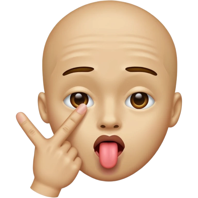 Akanbe (あかんべえ) emoji