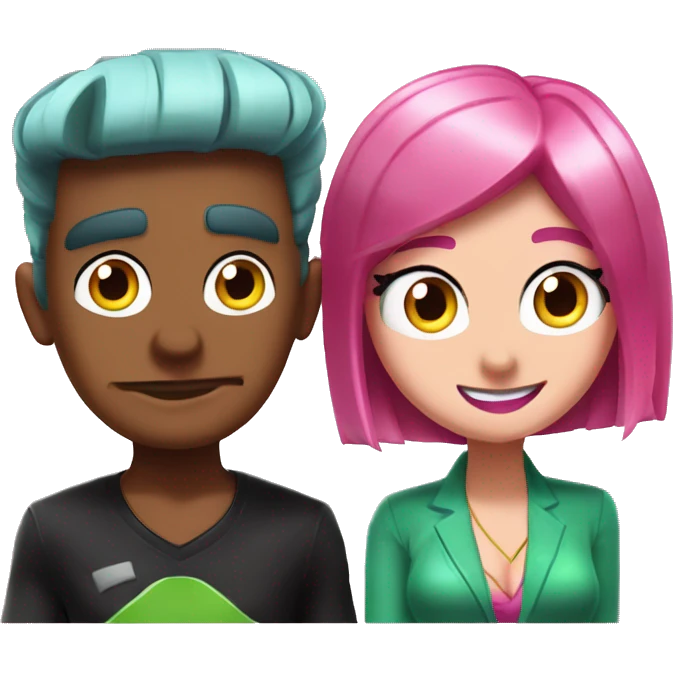 Cosmo and Wanda from THE FAIRLY ODD PARENTS emoji