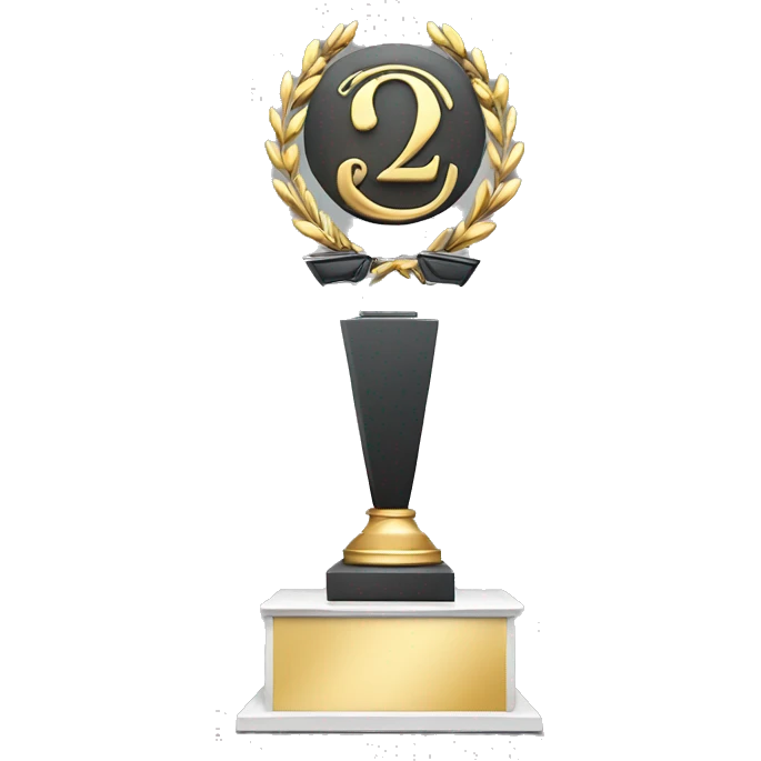 the podium for the award emoji