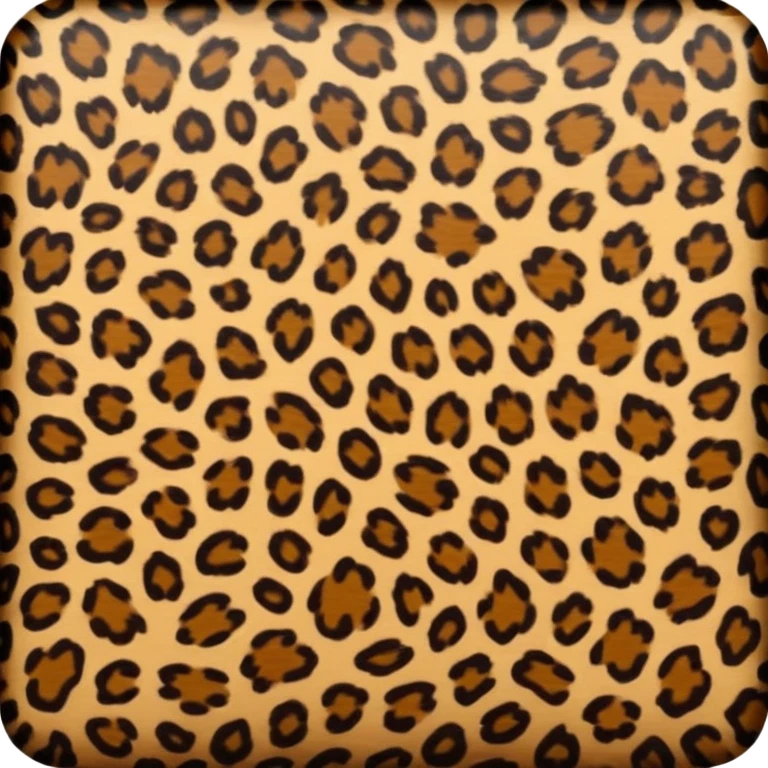 Leopard print iPhone  emoji