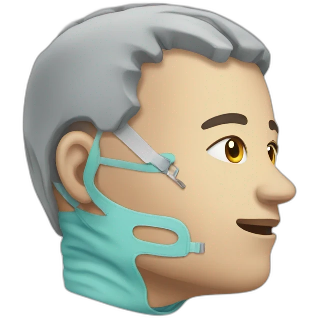 human with a tracheotomy emoji