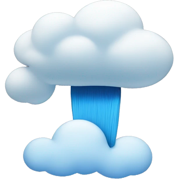 Cloud with brush  emoji