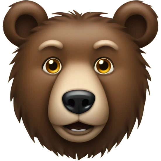 Bear with long nails  emoji