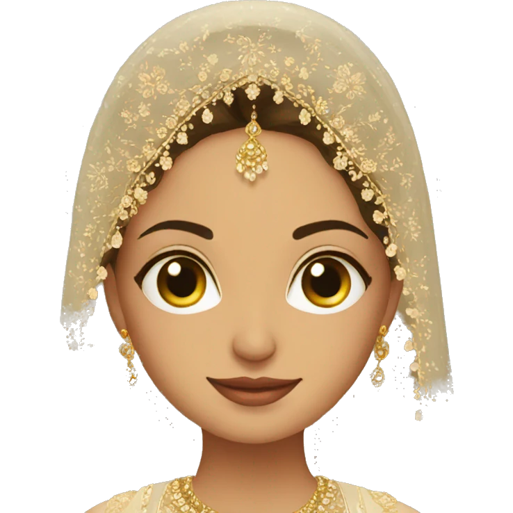 emoji of a pakistani bride emoji