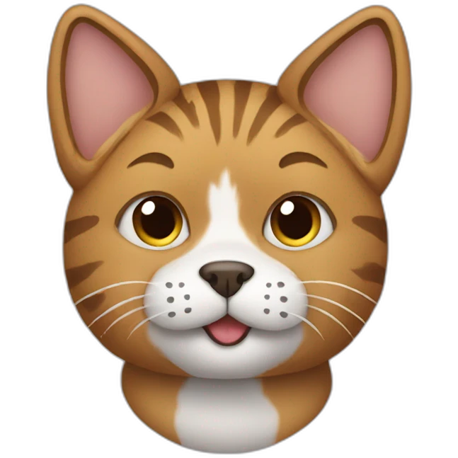 cat wearing a dog costume emoji