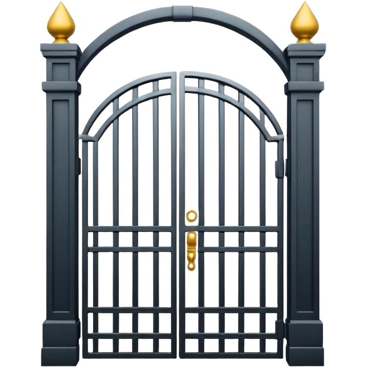 the gate minimalistic emoji