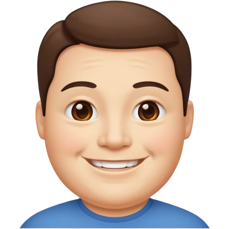 smirk with double chin emoji