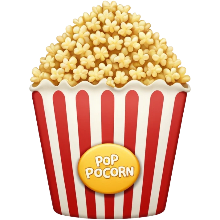 a single Popped Popcorn emoji
