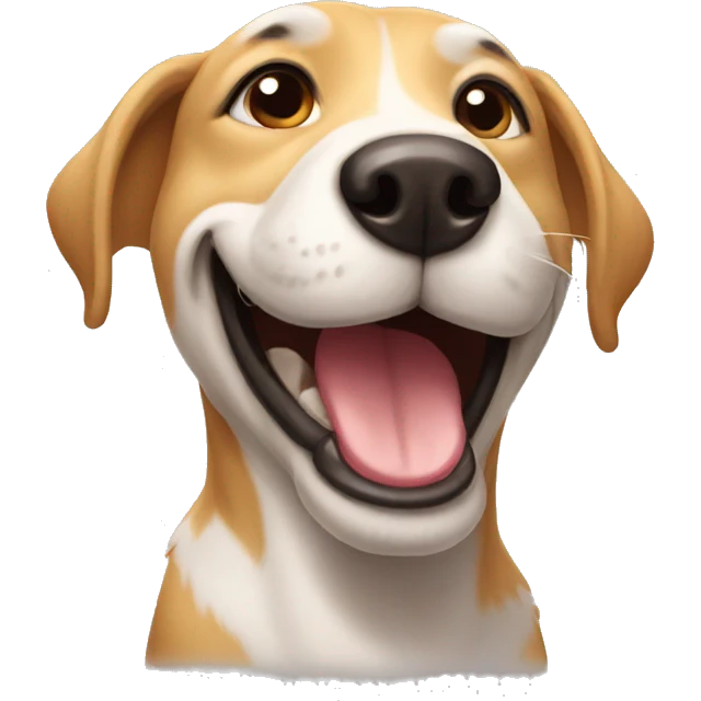 smiling dog emoji
