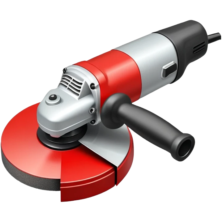 Angle grinder with Sparks red Akku  emoji