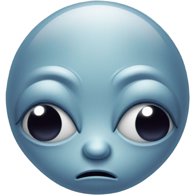 Sad alien crying  emoji