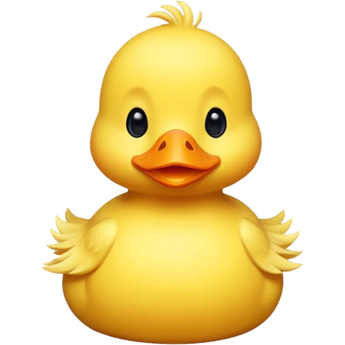 Eend gele emoji