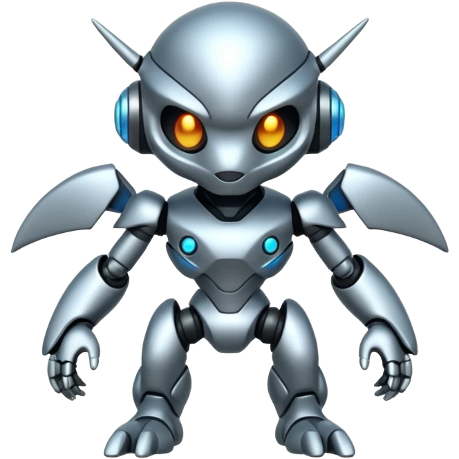 tiny cyber Fakémon full body emoji