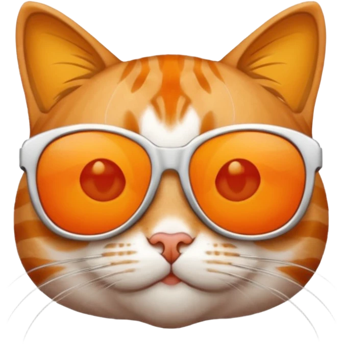 Cat wearing sunglasses emoji