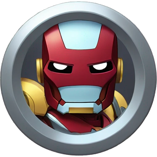 Ironman with teen Titans go emoji
