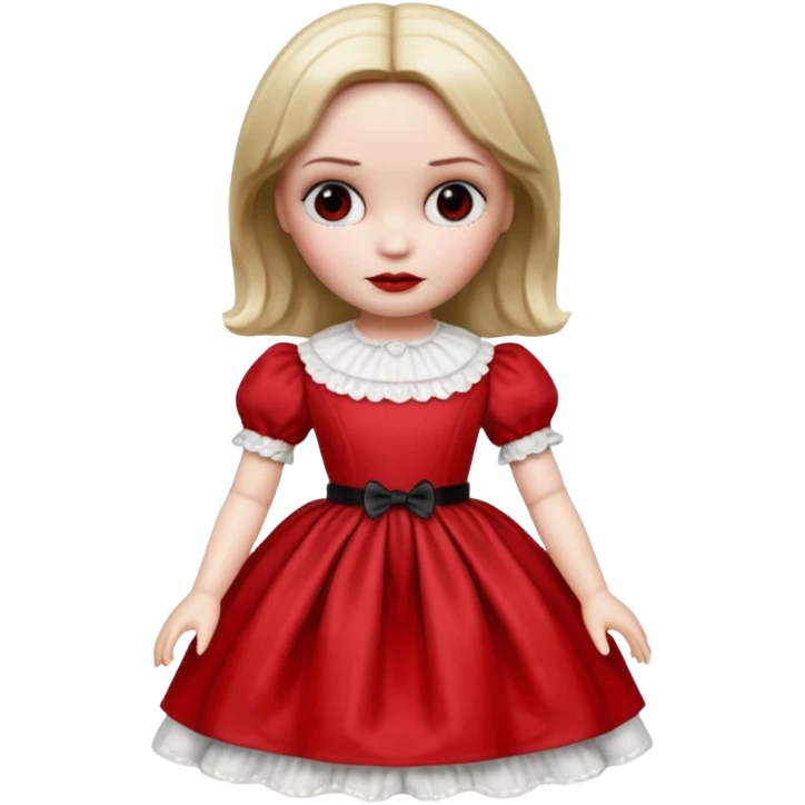 Annabelle doll from The Conjuring movie emoji