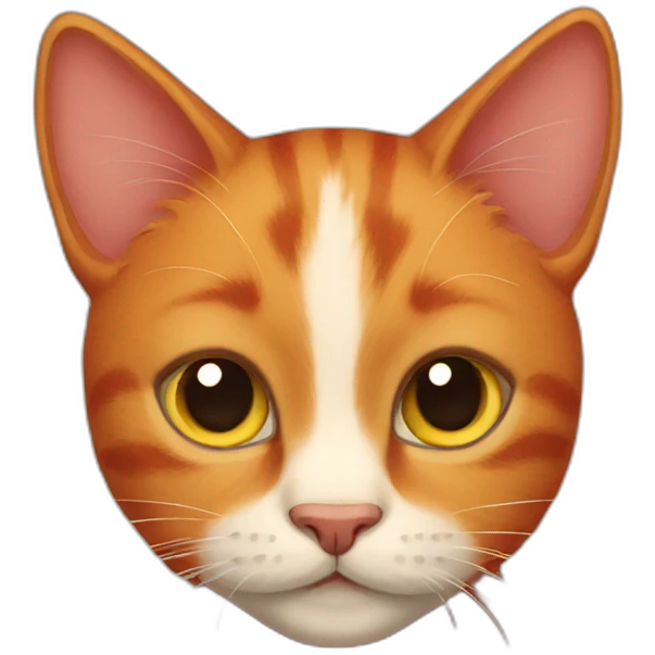 red cat emoji