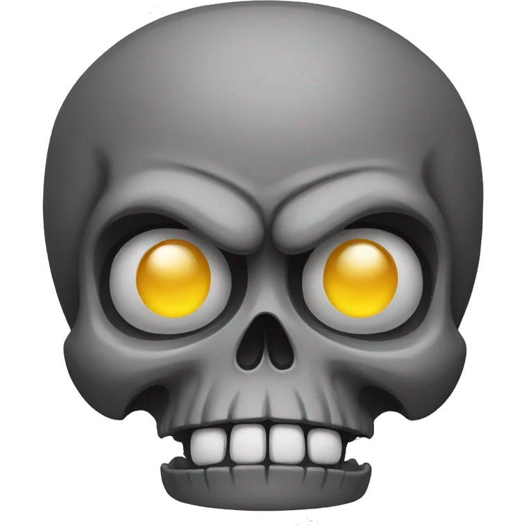 really angry skull emoji