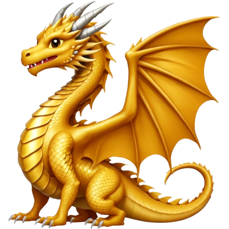 Fourth wing andarna, gold dragon emoji