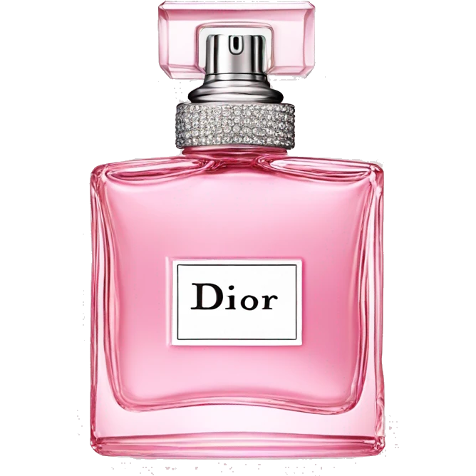 Dior perfume pink emoji