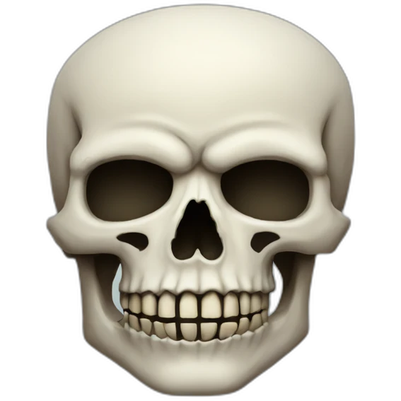 Punk rock skull emoji