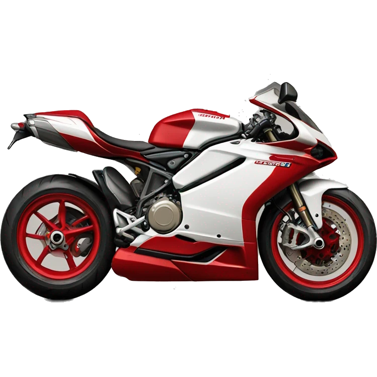 A red ducati 1098 emoji