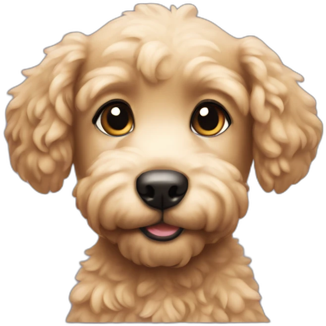 Caniche puppy emoji