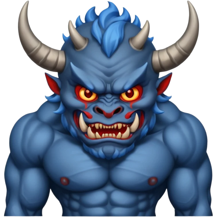 blue oni emoji