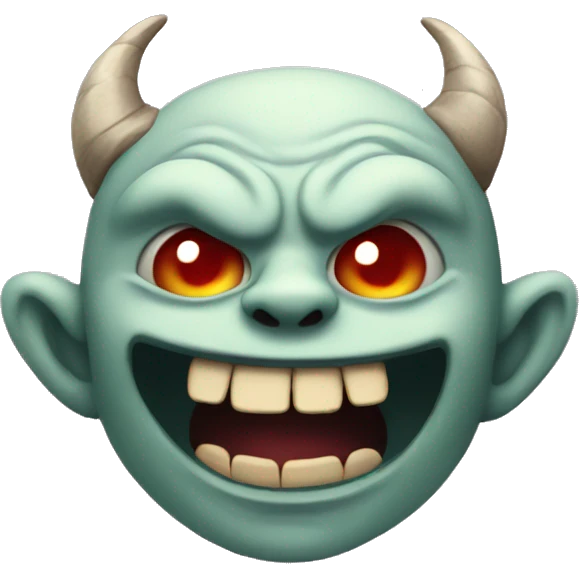 happy tricky demon emoji