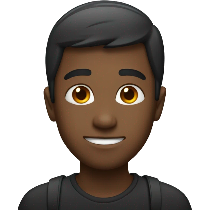 A boy wearing ear buds emoji