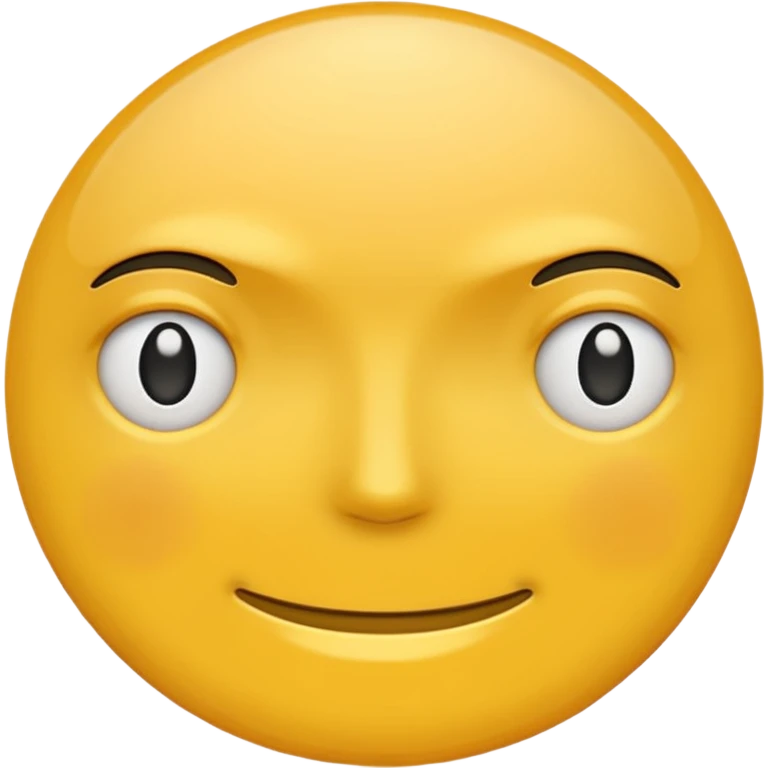 two emojis overlapping not smiling emoji