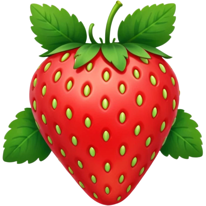 juicy strawberry emoji