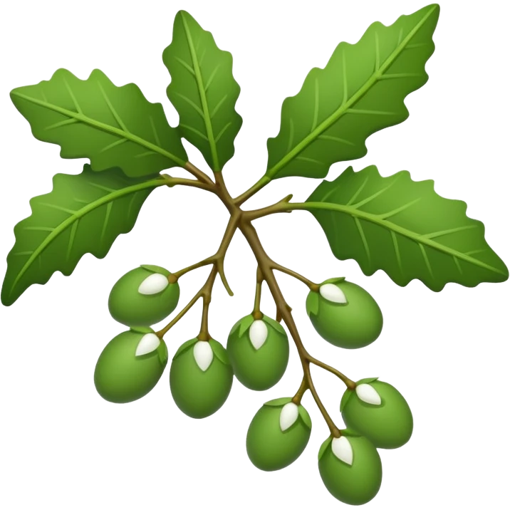 Mistletoe christmas emoji