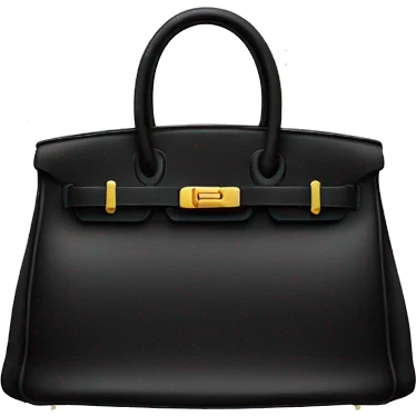 Black bag birkin  emoji