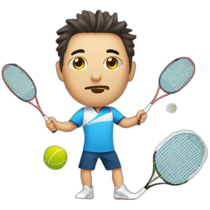 Bad badminton  emoji
