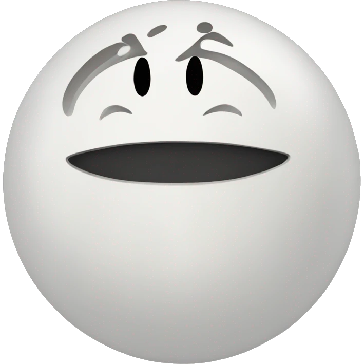 ball with smiley face emoji