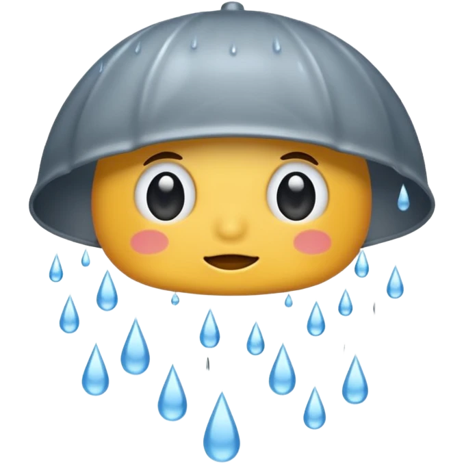 rain emoji
