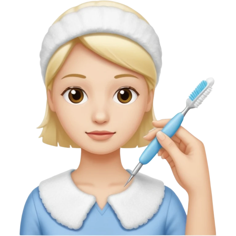 cleaning nail brush emoji emoji