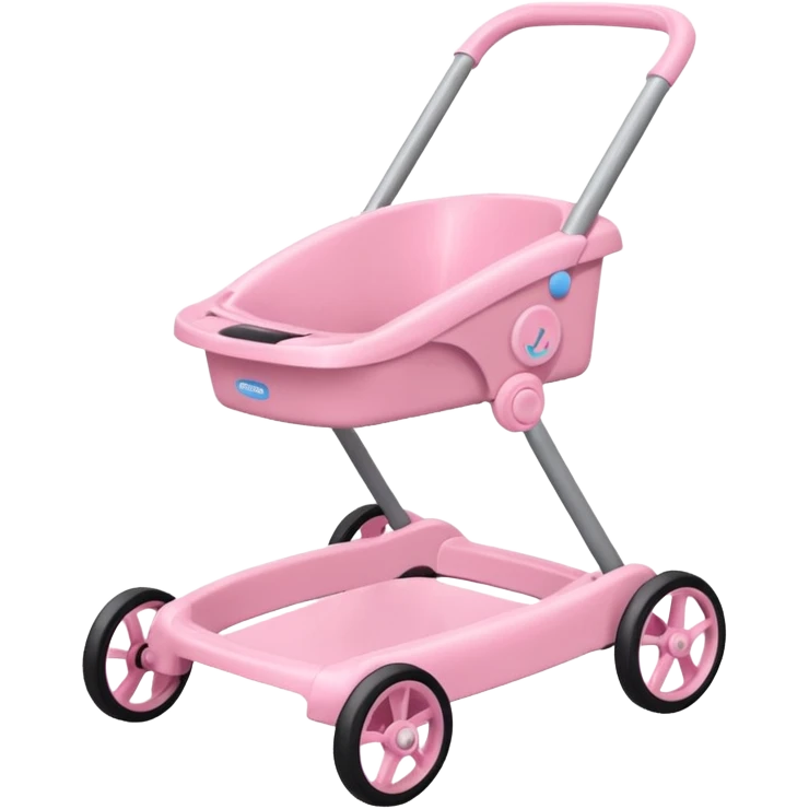 pink baby walker emoji