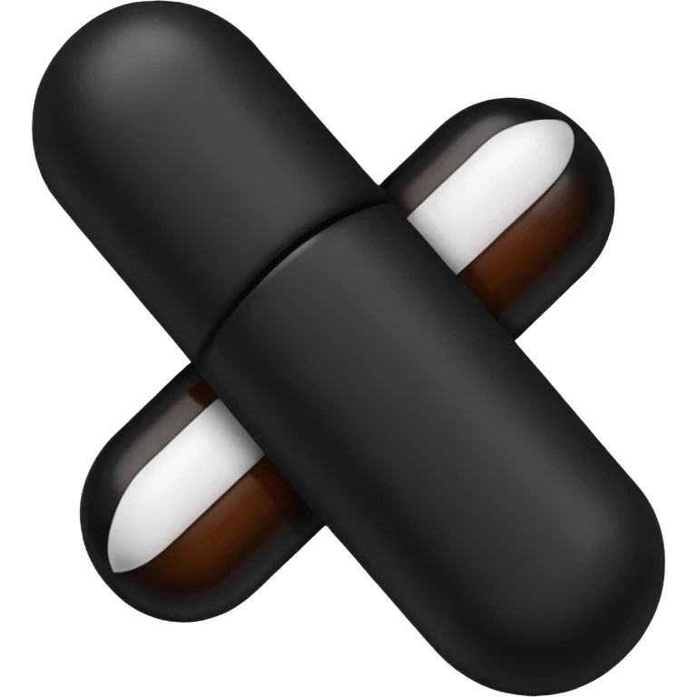 black pill emoji emoji