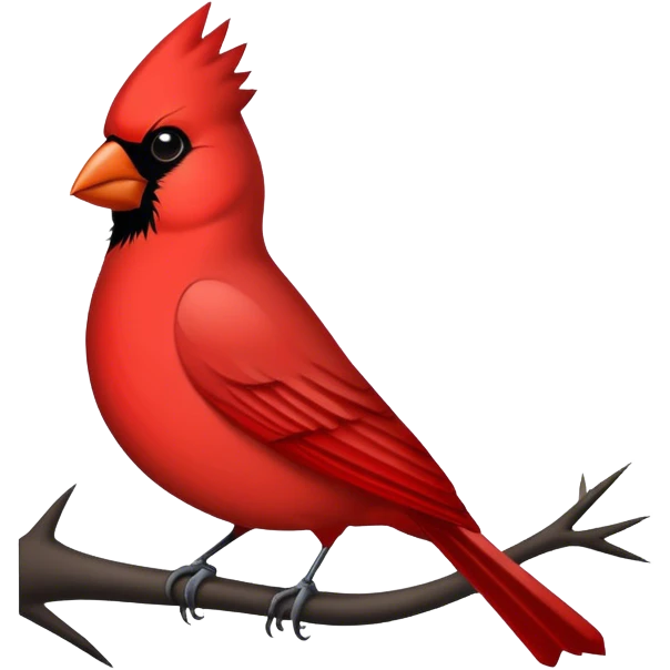 Cardinal's emblem with no red emoji