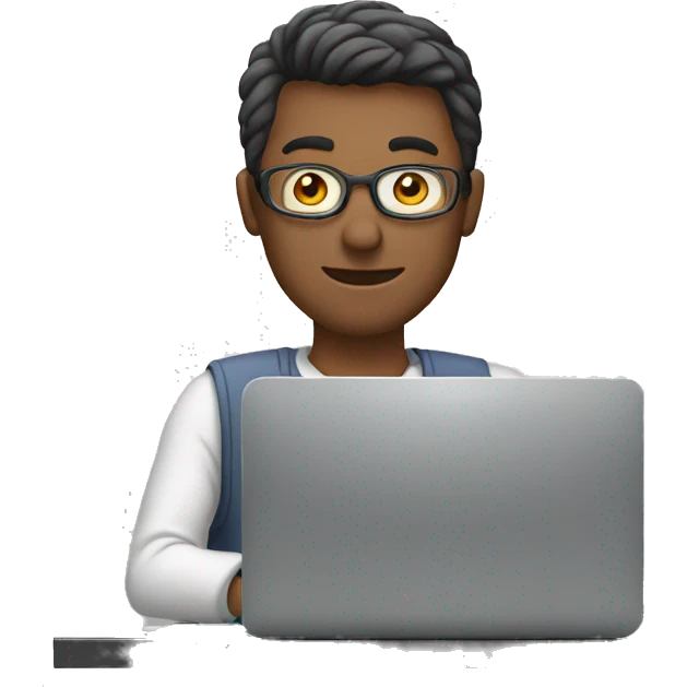 man at the computer emoji