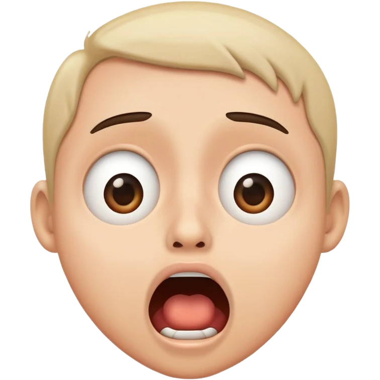 Shocked face emoji