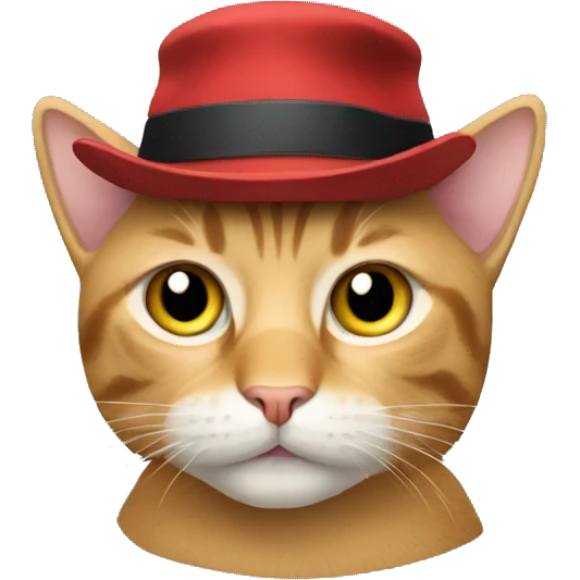cat with hat emoji