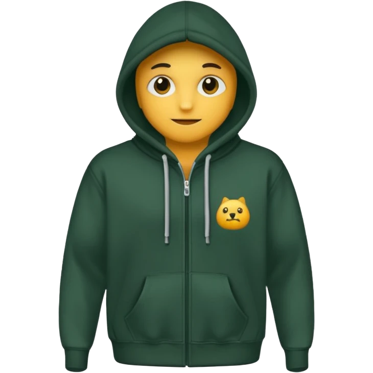 I like the third one that is plain and no person in it I just want a dark forest green plain on the front I want the hoodie no zippeer emoji