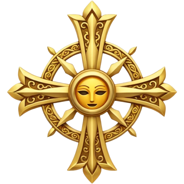 sun cross templar emoji