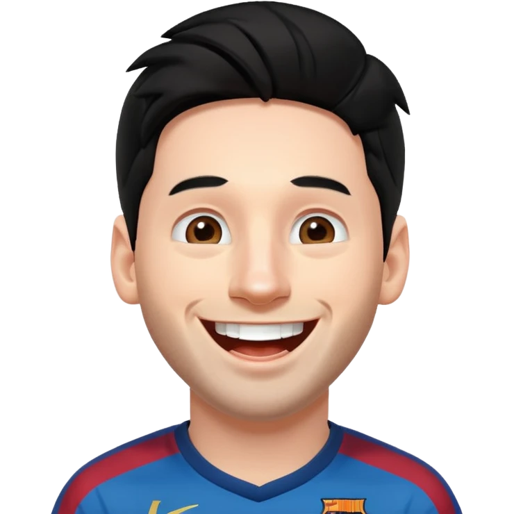 Messi qui rigole emoji