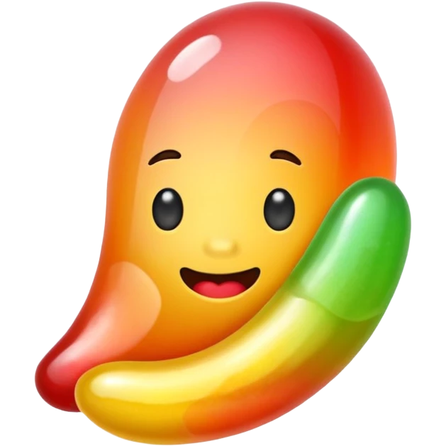 Jelly bean emoji