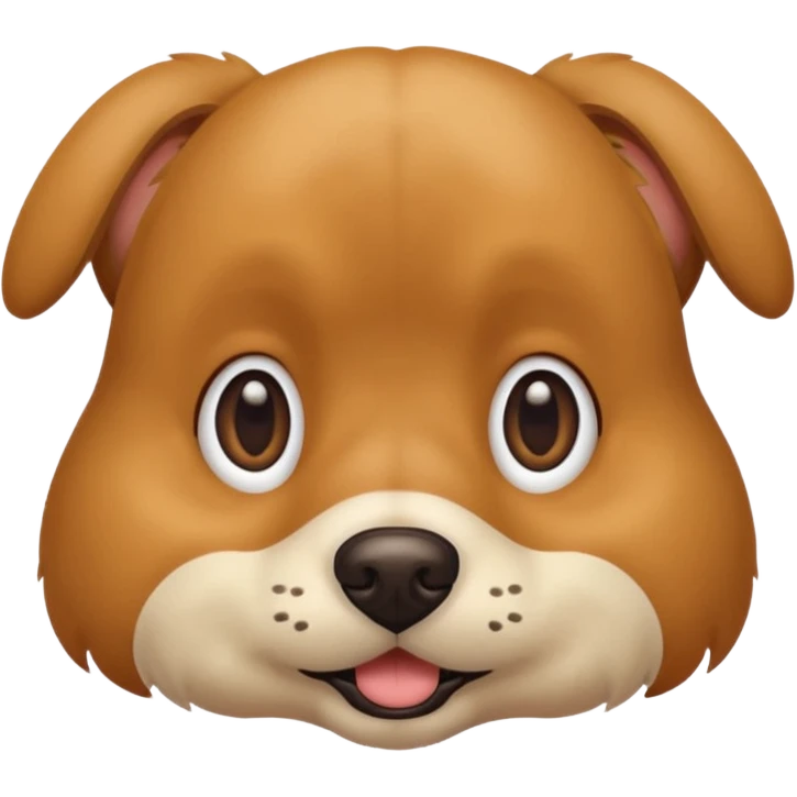 Dog cross eyed  emoji