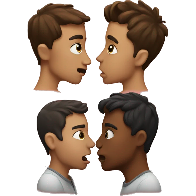 kiss my boyfriends  emoji